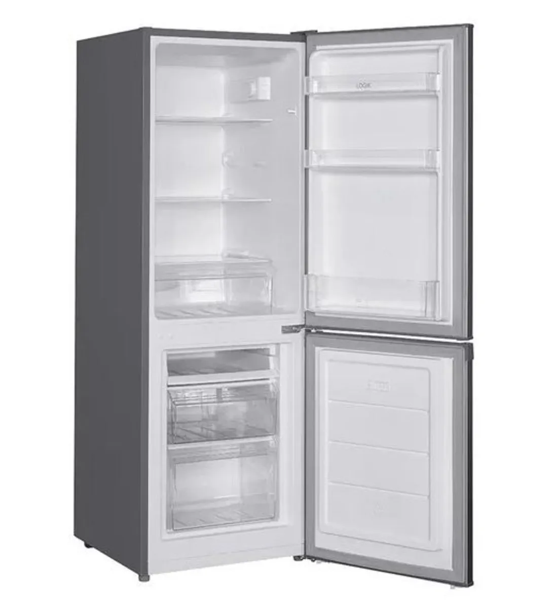 LOGIK L50BS203 60/40 Small Fridge Freezer - Silver - Image 2