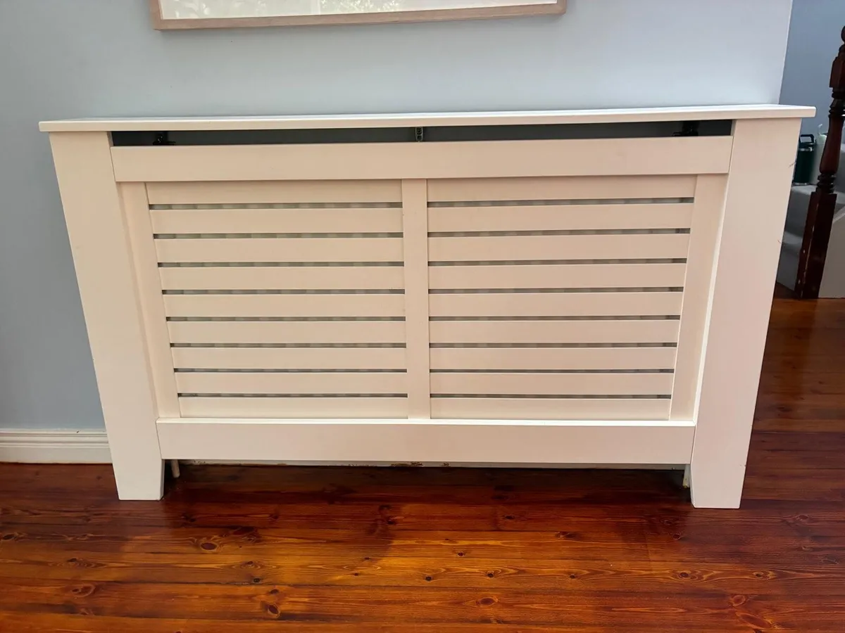 Cream console style radiator cover - Image 1