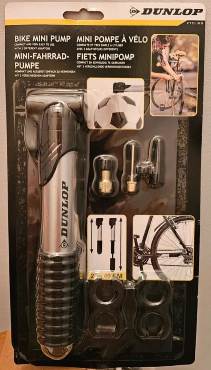 Brand new Dunlop bike pump - Image 1