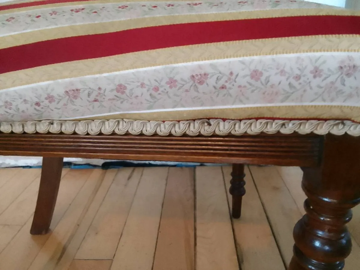 Victorian carved hall chair 1890s - Image 3