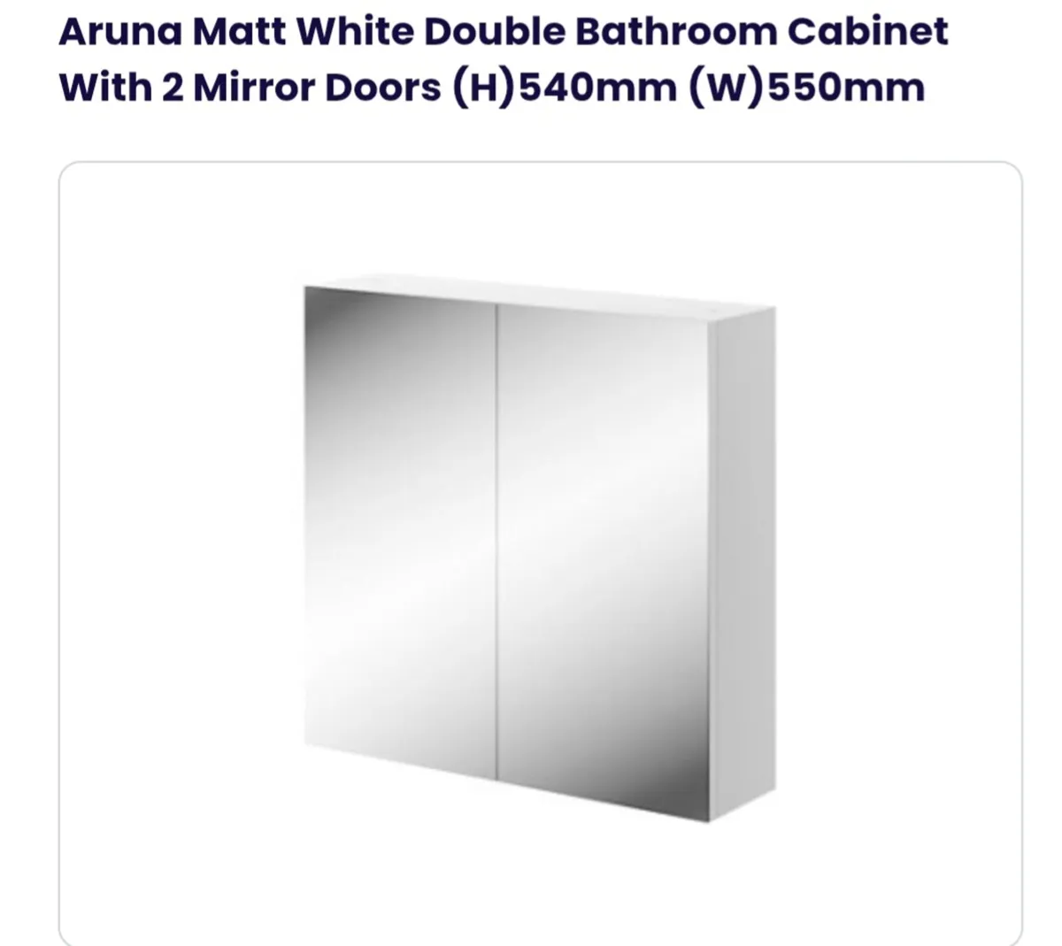 Bathroom mirror cabinet - Image 1