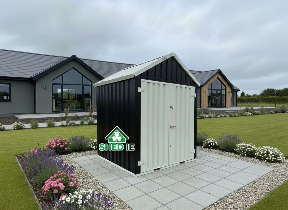 2x2 Steel Storage Shed with Self Foundation - Image 4