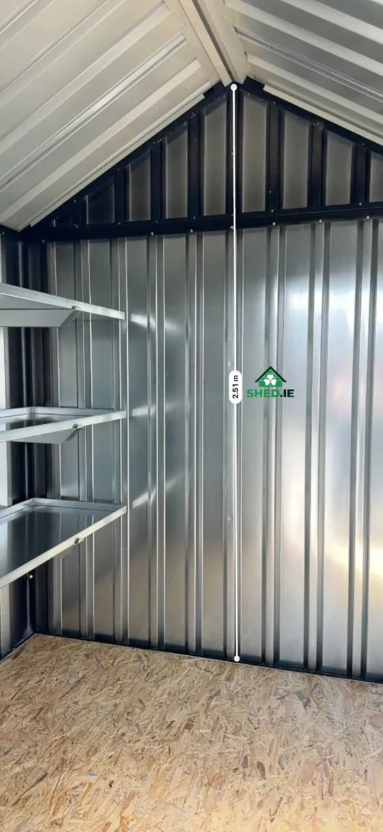 2x2 Steel Storage Shed with Self Foundation - Image 4