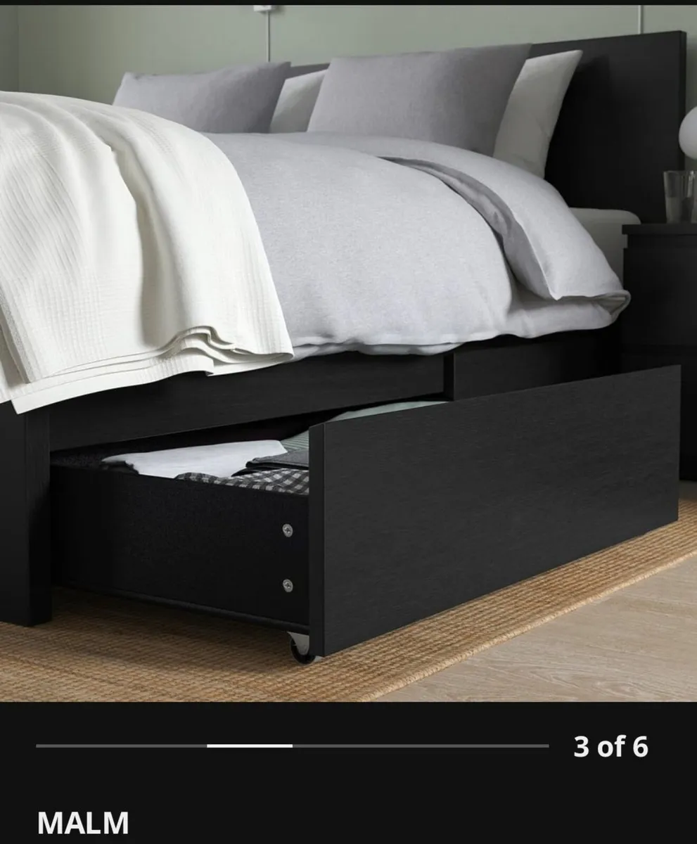 Malm Bed storage drawers - Image 3