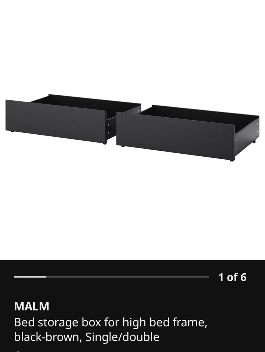 Malm Bed storage drawers - Image 2