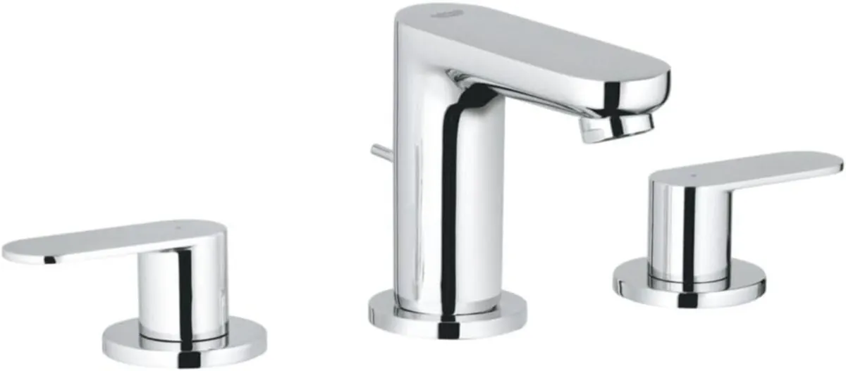 Eurosmart Cosmopolitan Three-Hole Basin Mixer Tap - Image 1