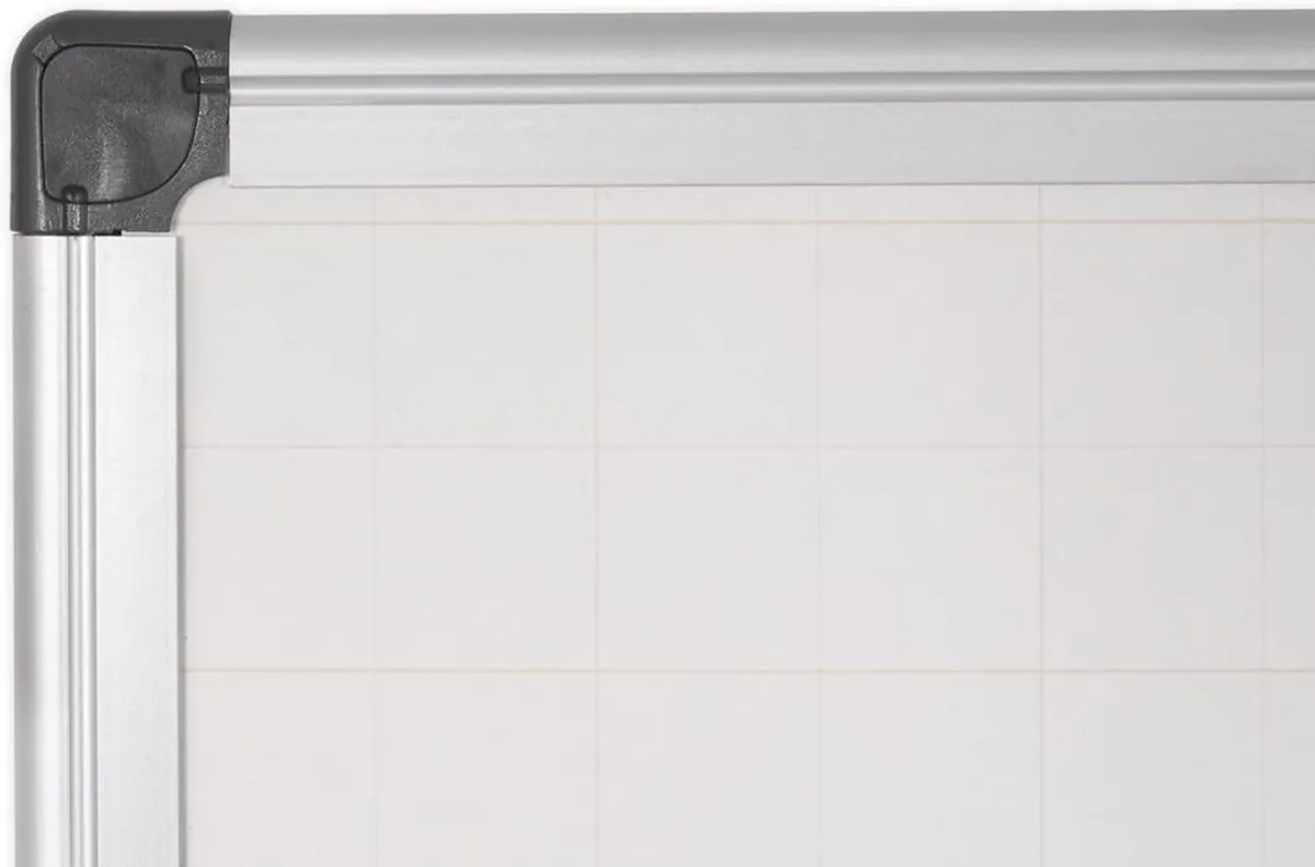 Maya Gridded Magnetic Aluminium Framed Whiteboard - Image 3