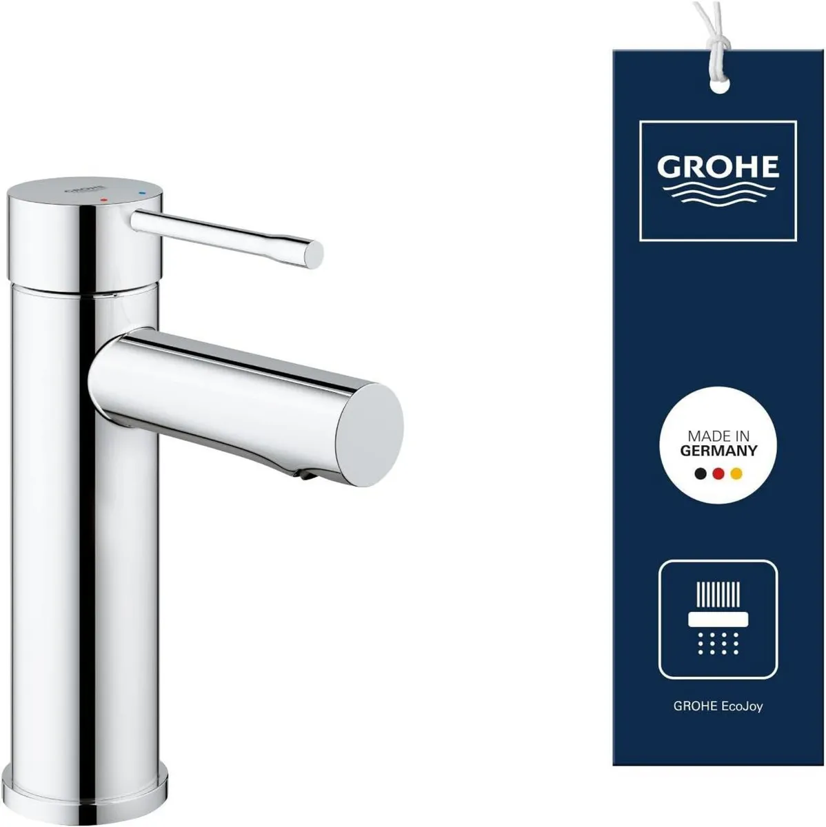 Essence Smooth Body Basin Mixer Tap Chrome - Image 1