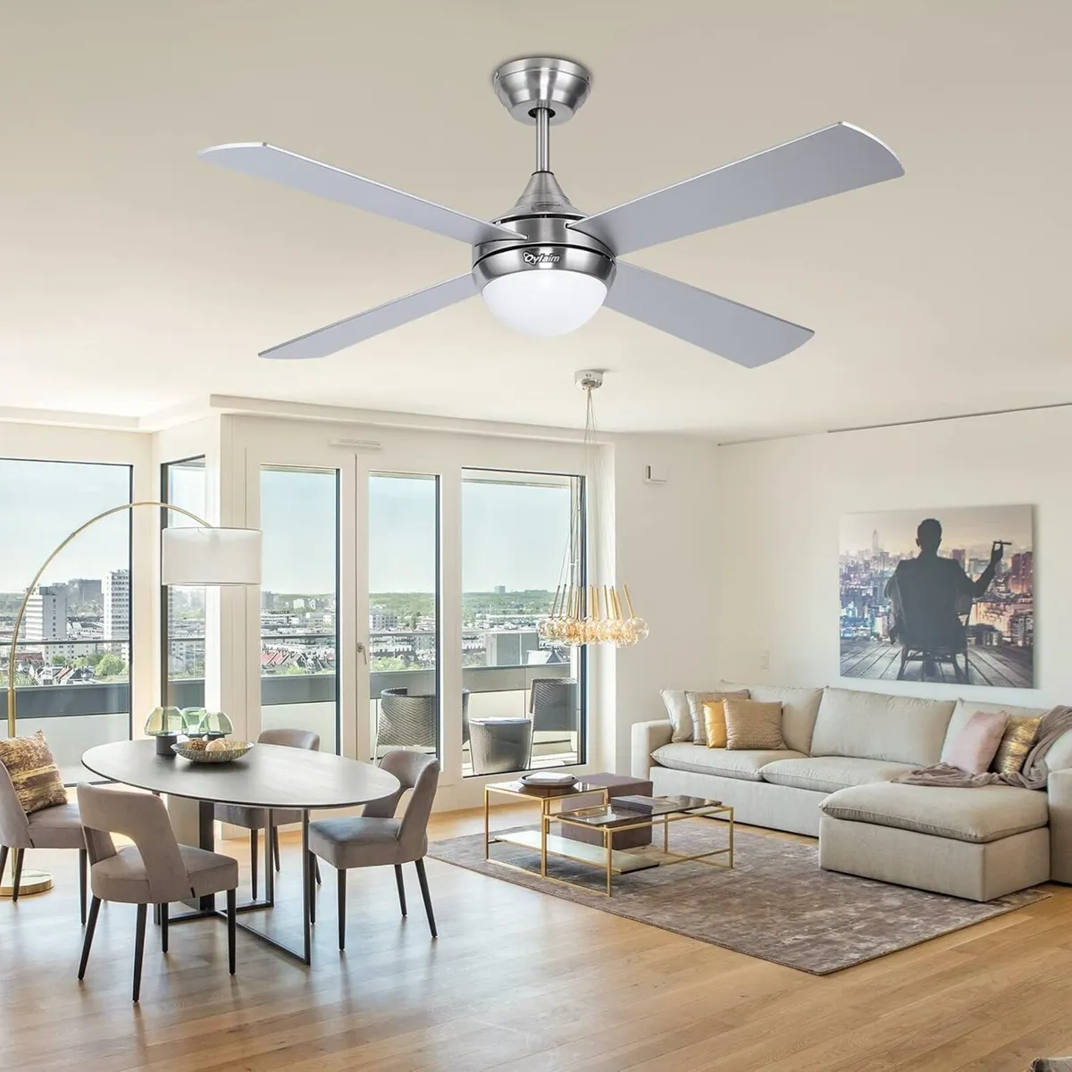 Ceiling Fans with Lights and Remote - Image 2