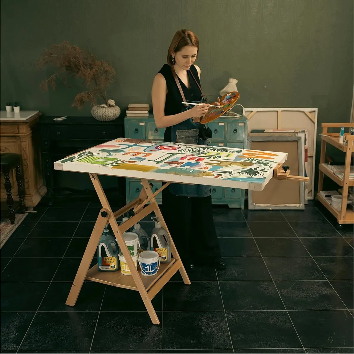 Large Studio Artist Easel - Image 2