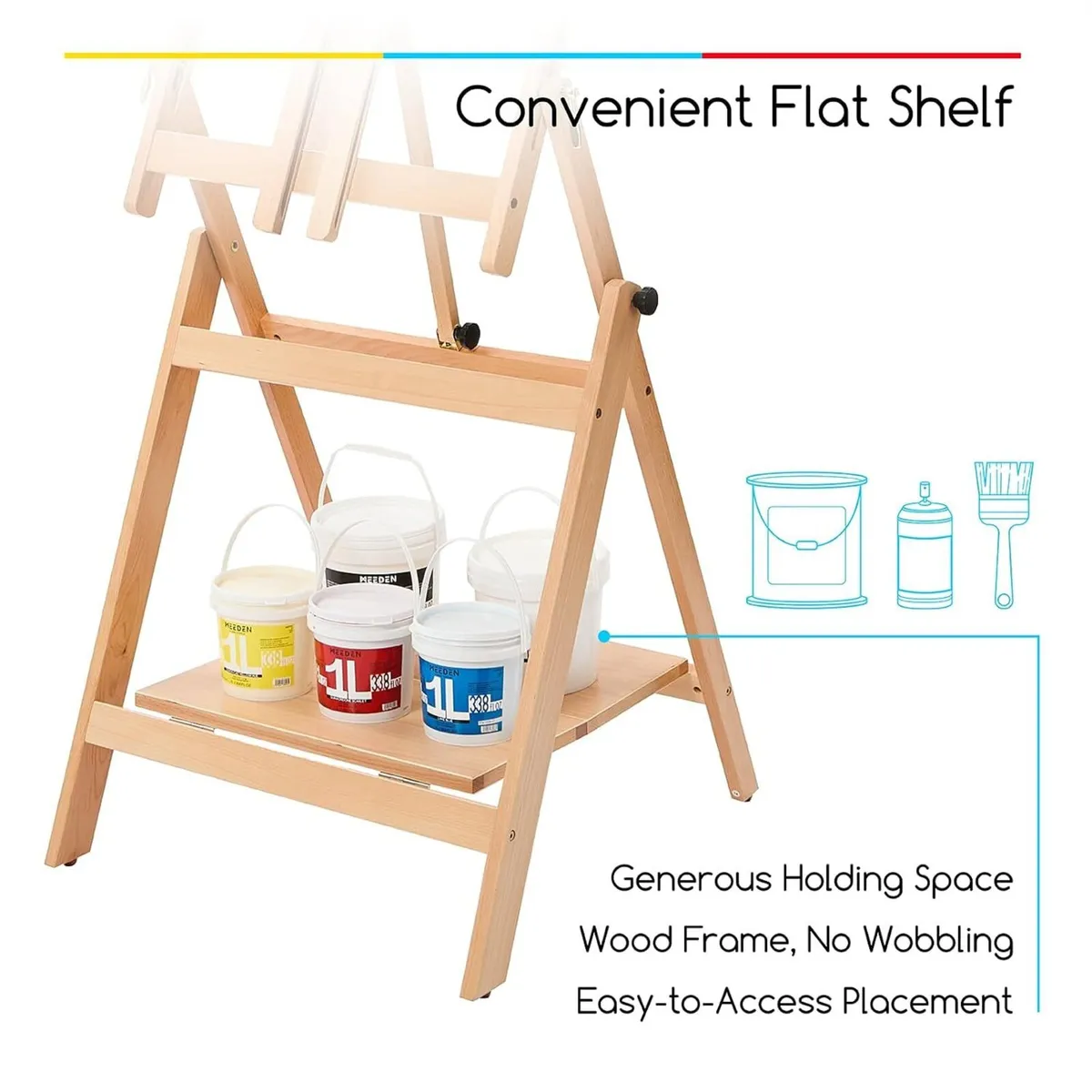 Large Studio Artist Easel - Image 4