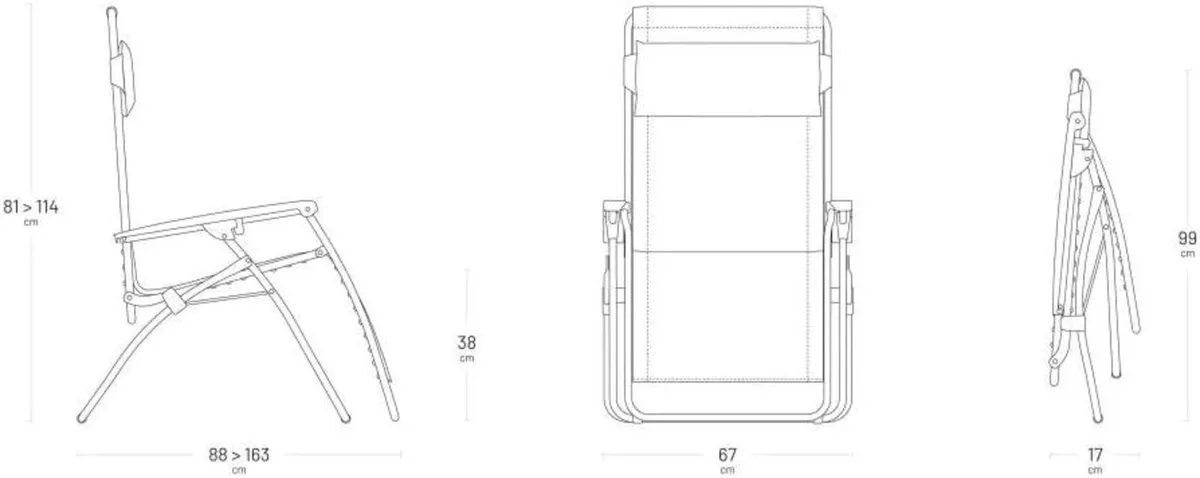 Garden Chair Zero Gravity R Clip Seigle Ii - Image 3