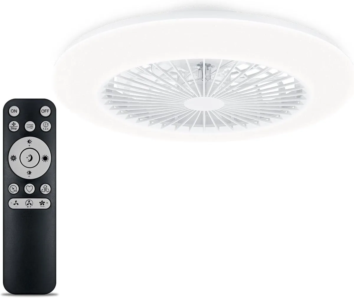 Ceiling Fan with LED Light 20W+40W - Image 3