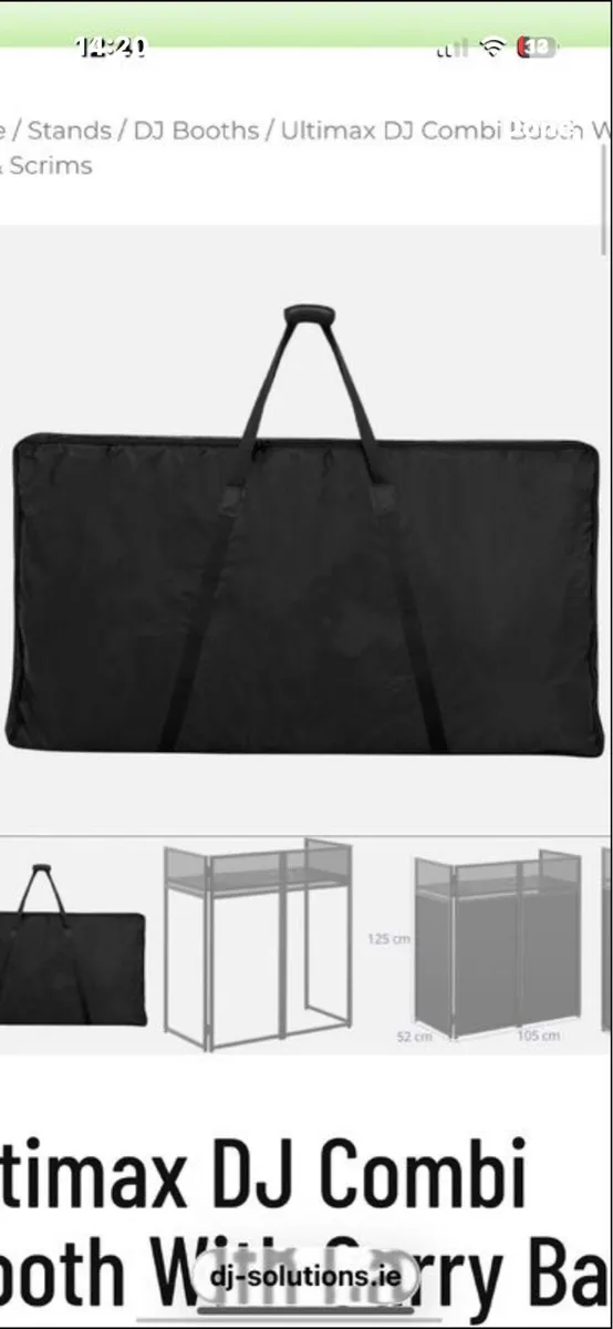 Ultimax pro dj booth with all extras brand new - Image 4