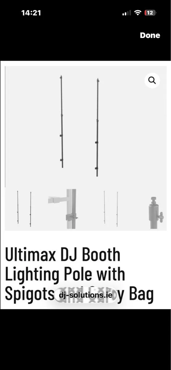 Ultimax pro dj booth with all extras brand new - Image 3