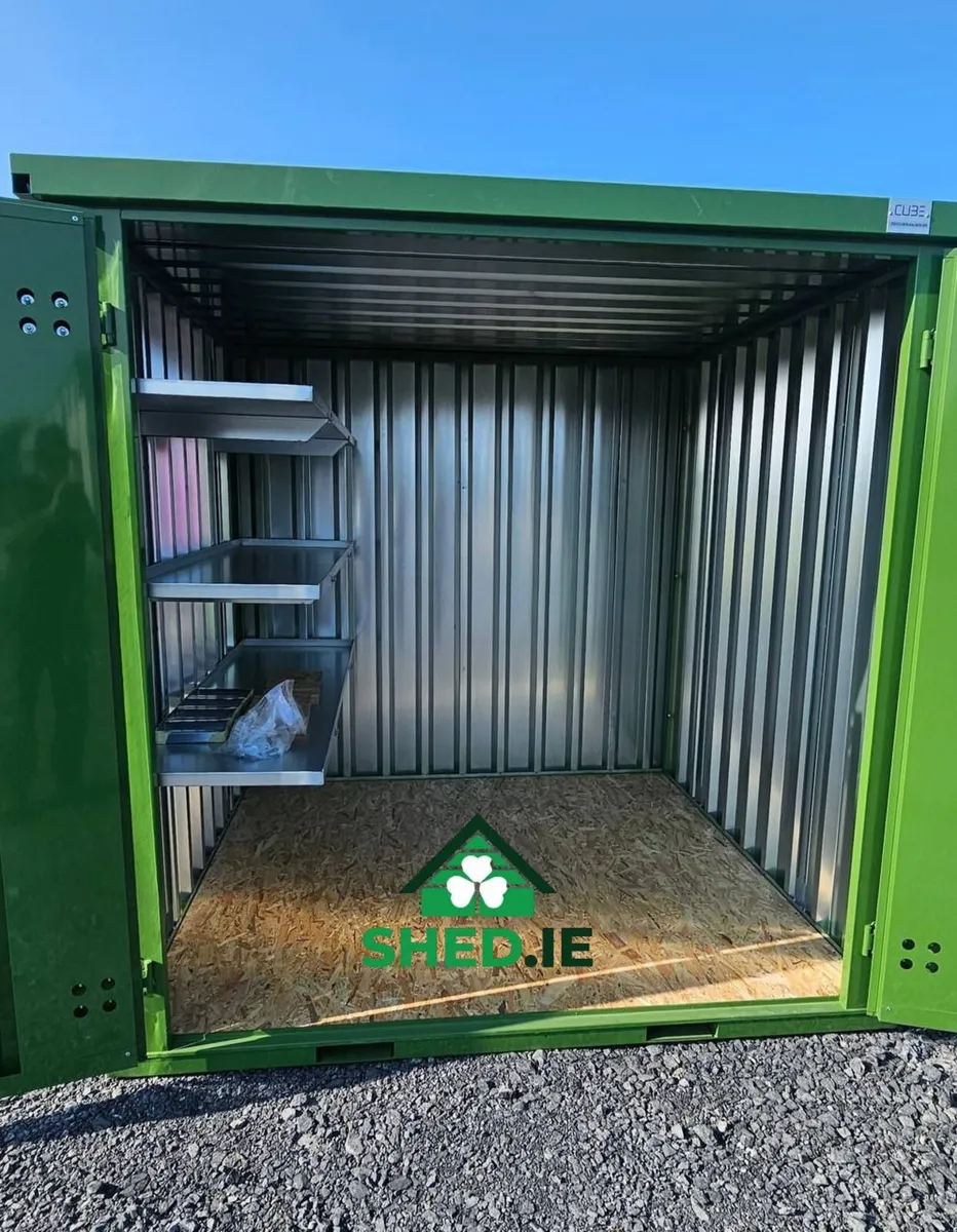 2m × 2m (6.6ft × 6.6ft) CUBE Heavy Duty Steel Shed - Image 4