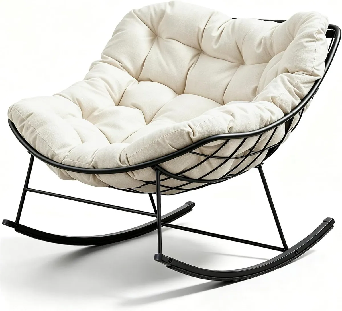 Outdoor Rocking Chair for Adults with Thick - Image 1