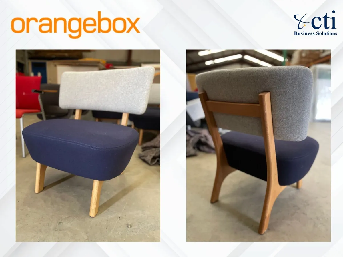 4 x Orangebox Lounge/Reception Chairs - Grade A - Image 1