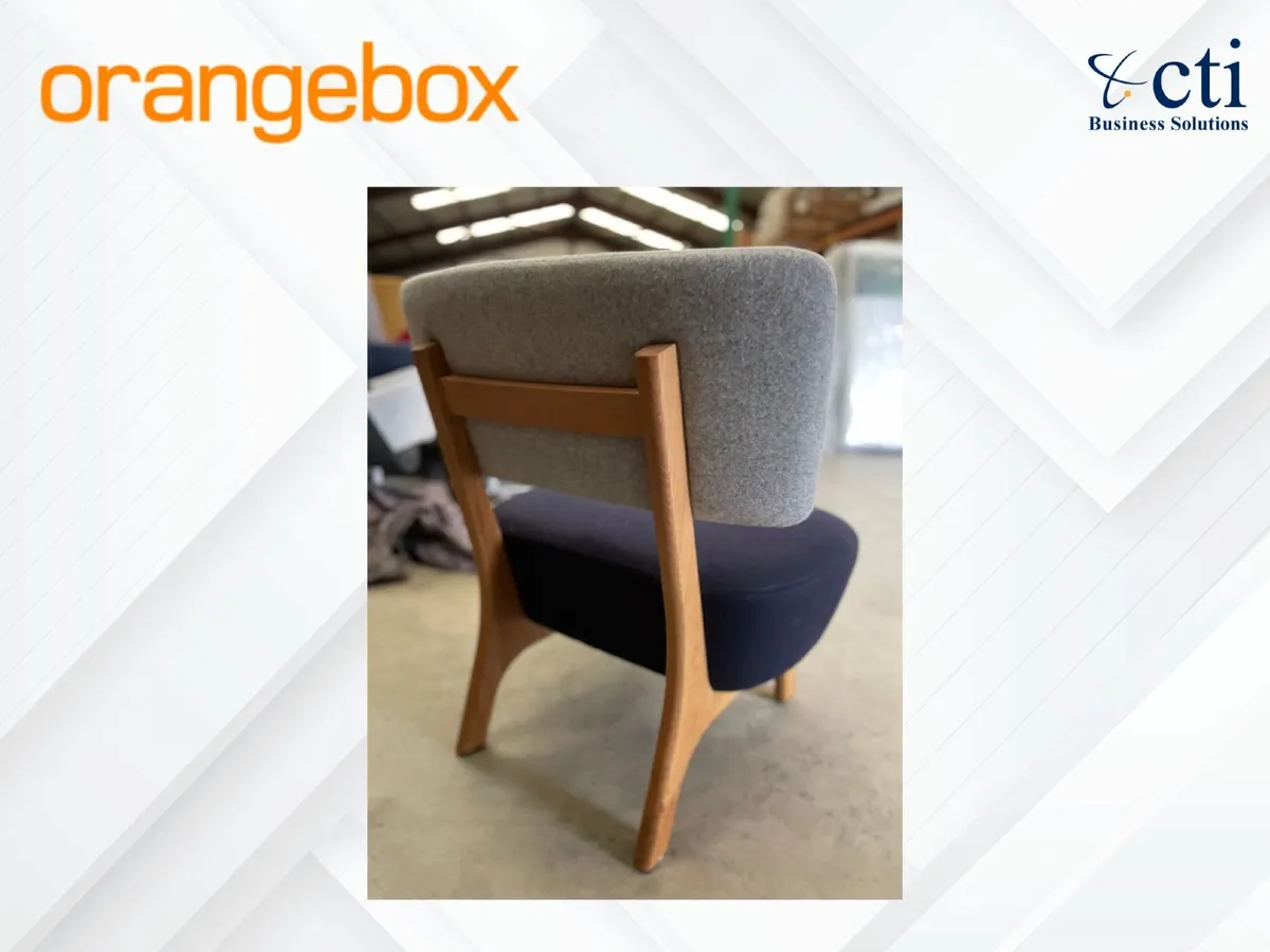 4 x Orangebox Lounge/Reception Chairs - Grade A - Image 3