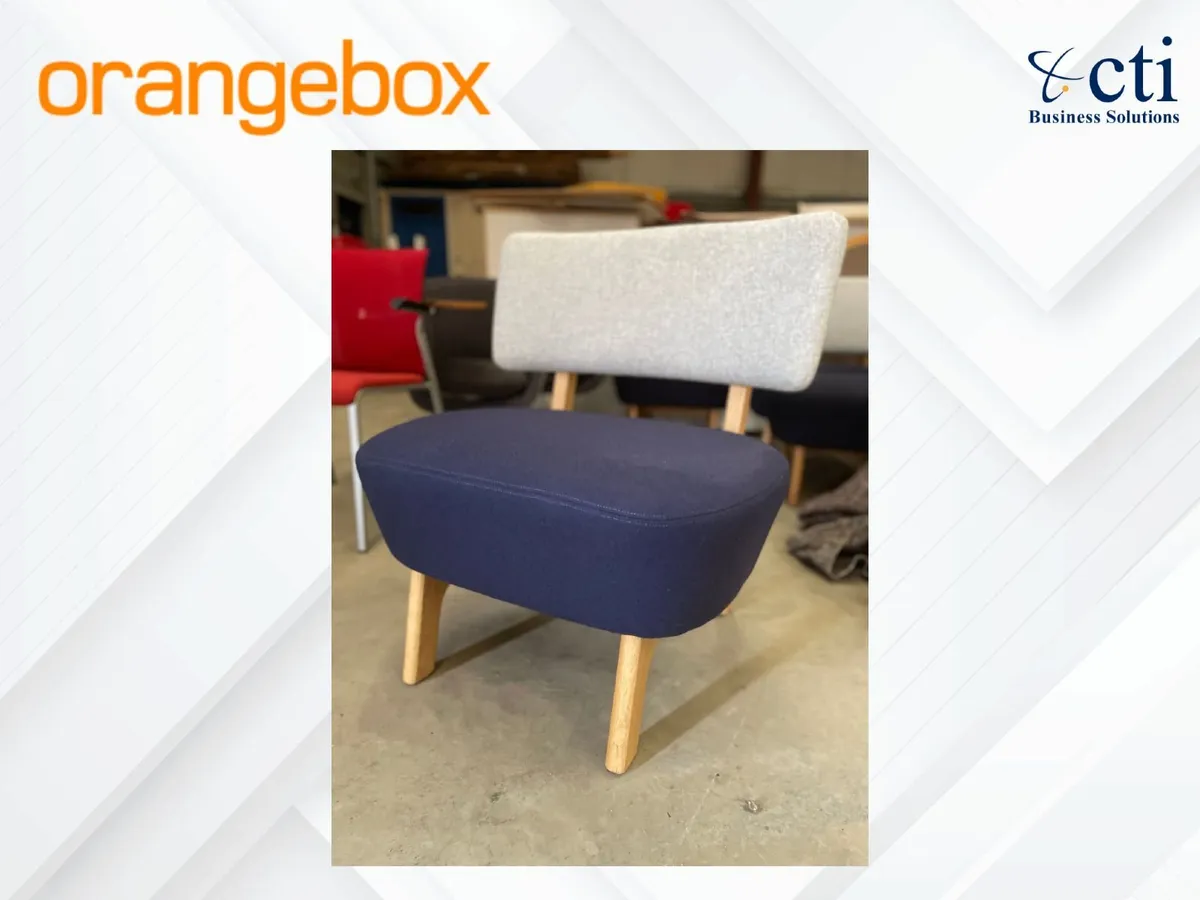 4 x Orangebox Lounge/Reception Chairs - Grade A - Image 2