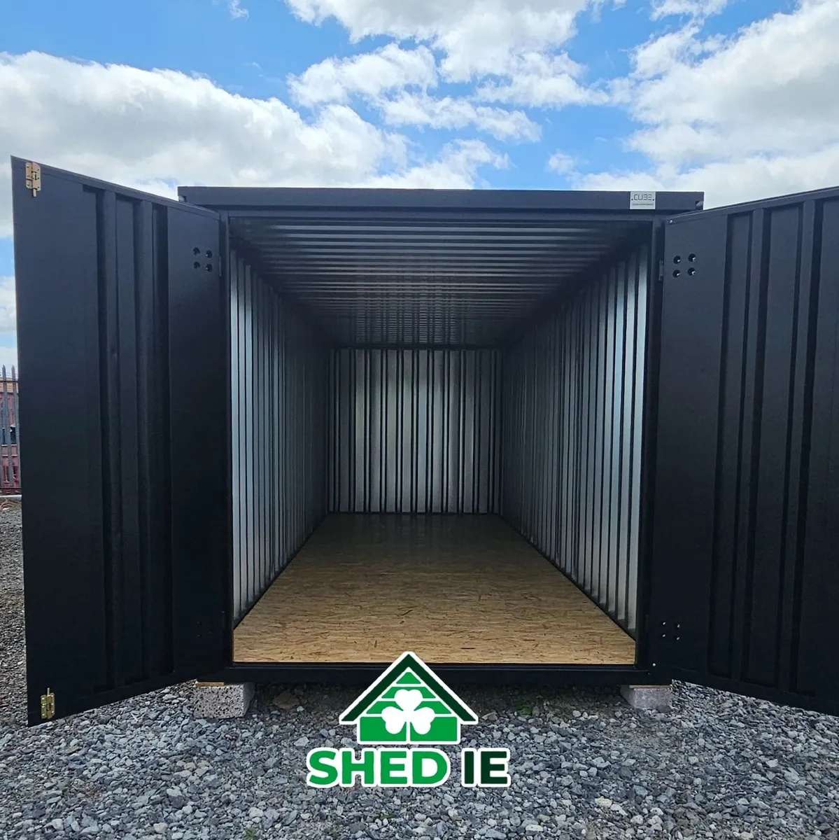 2m×4m (6.6ft × 13.1ft) CUBE Heavy Duty Steel Shed - Image 3