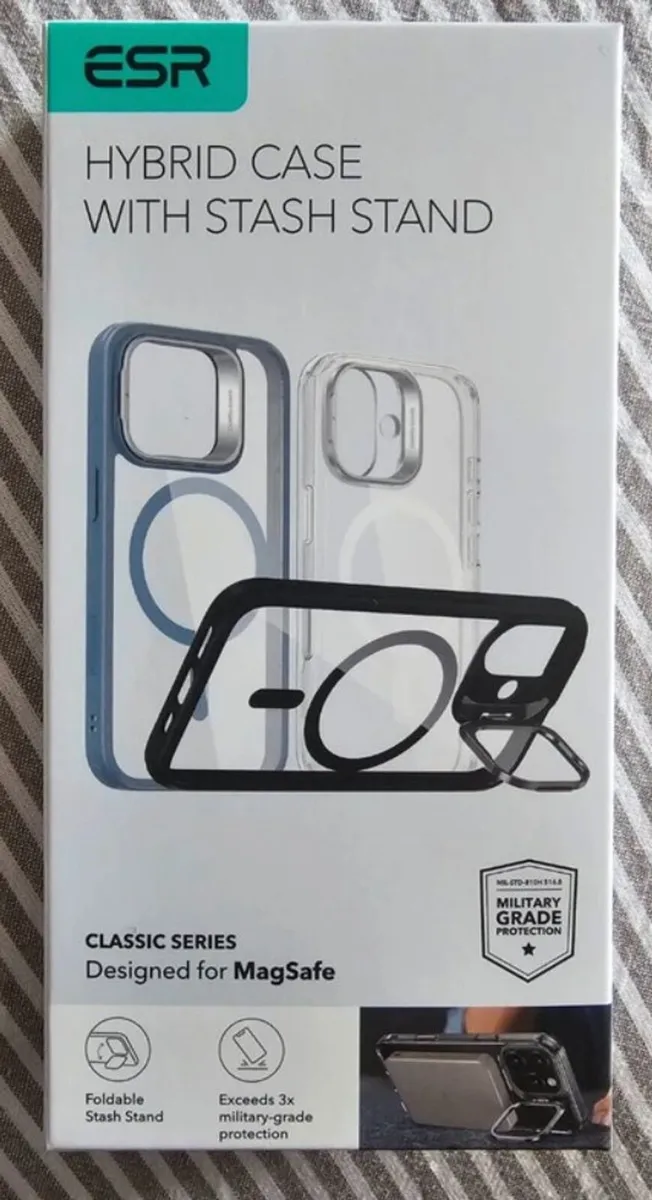 Hybrid Protective IPhone 16 pro Case with stash st - Image 4