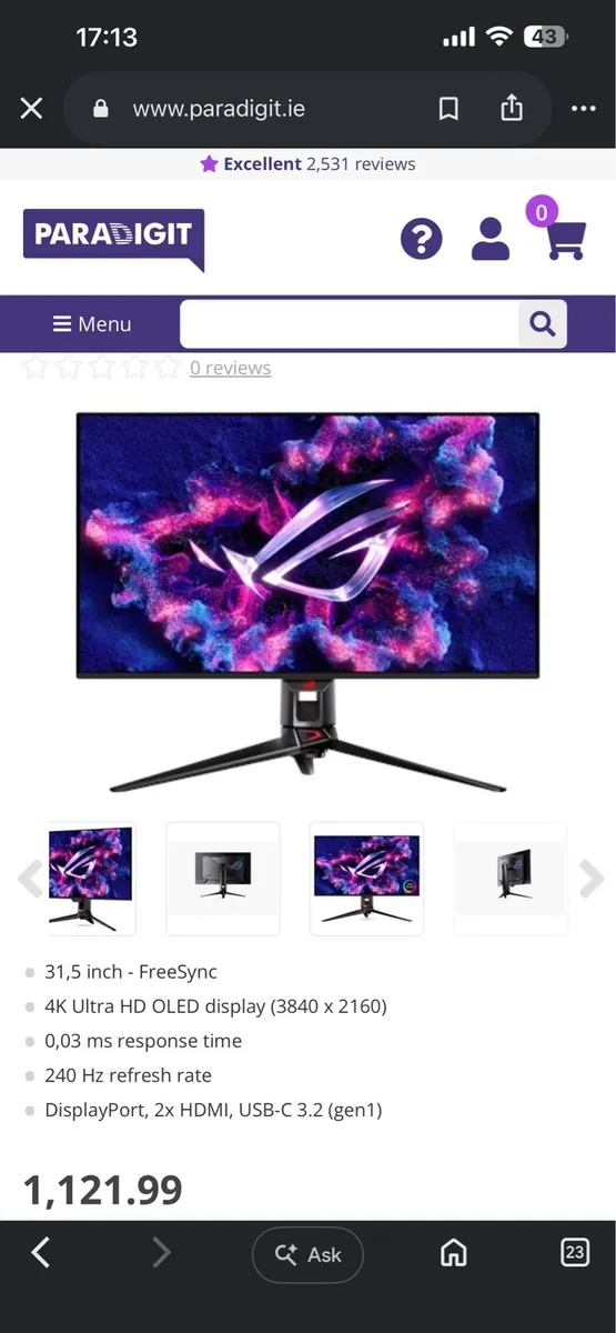 ROG Swift OLED PG32UCDM - Image 2