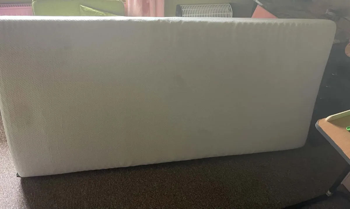 single bed and memory foam mattress. new - Image 2