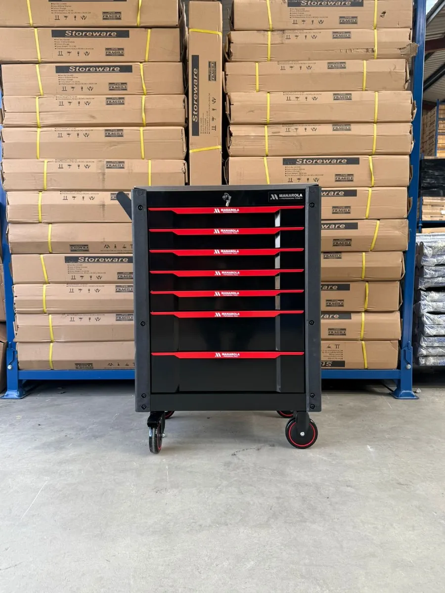 7 Drawer Toolboxes Toolchests With Tools - Image 1
