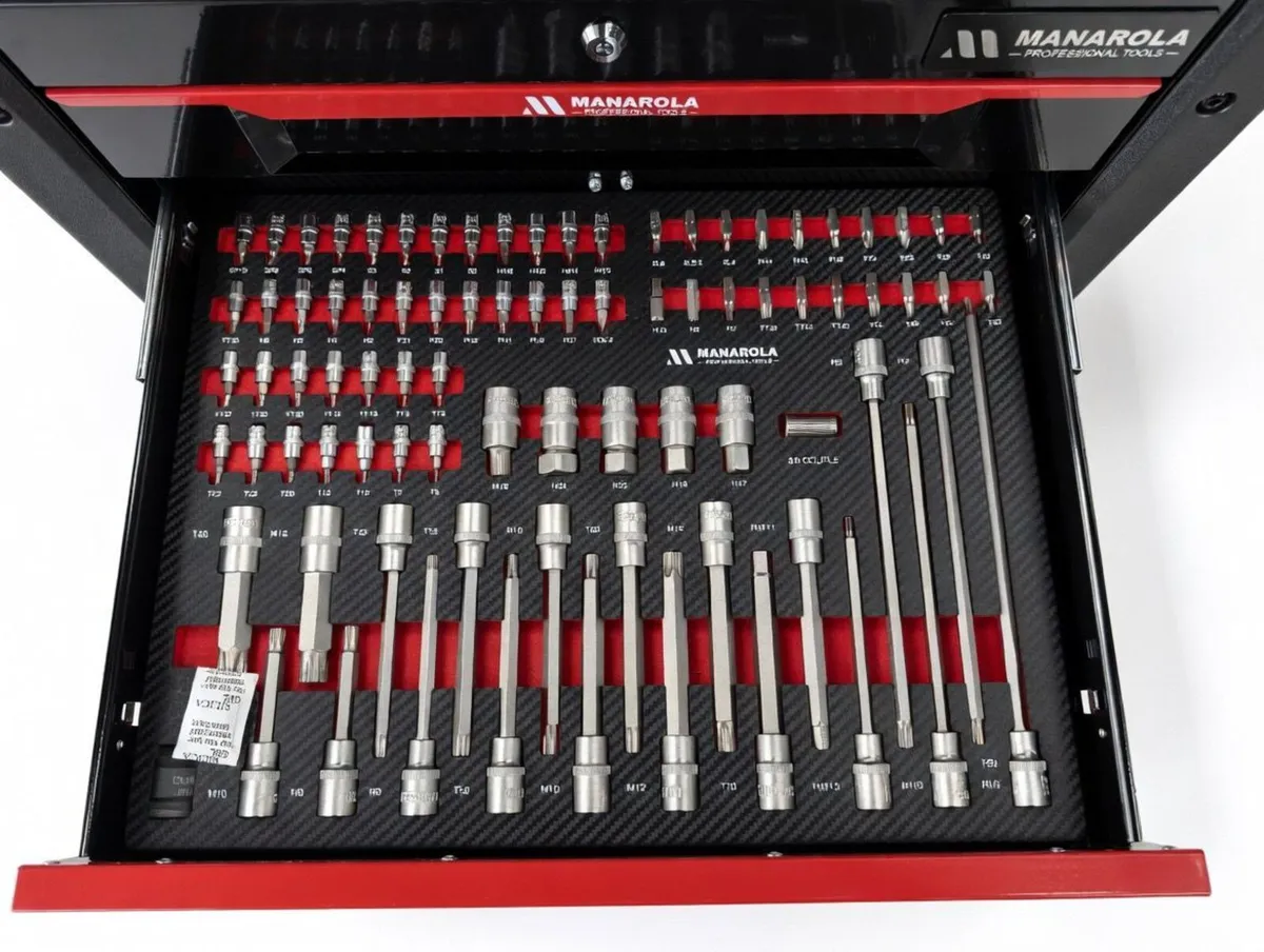 7 Drawer Toolboxes Toolchest With Tools - Image 4