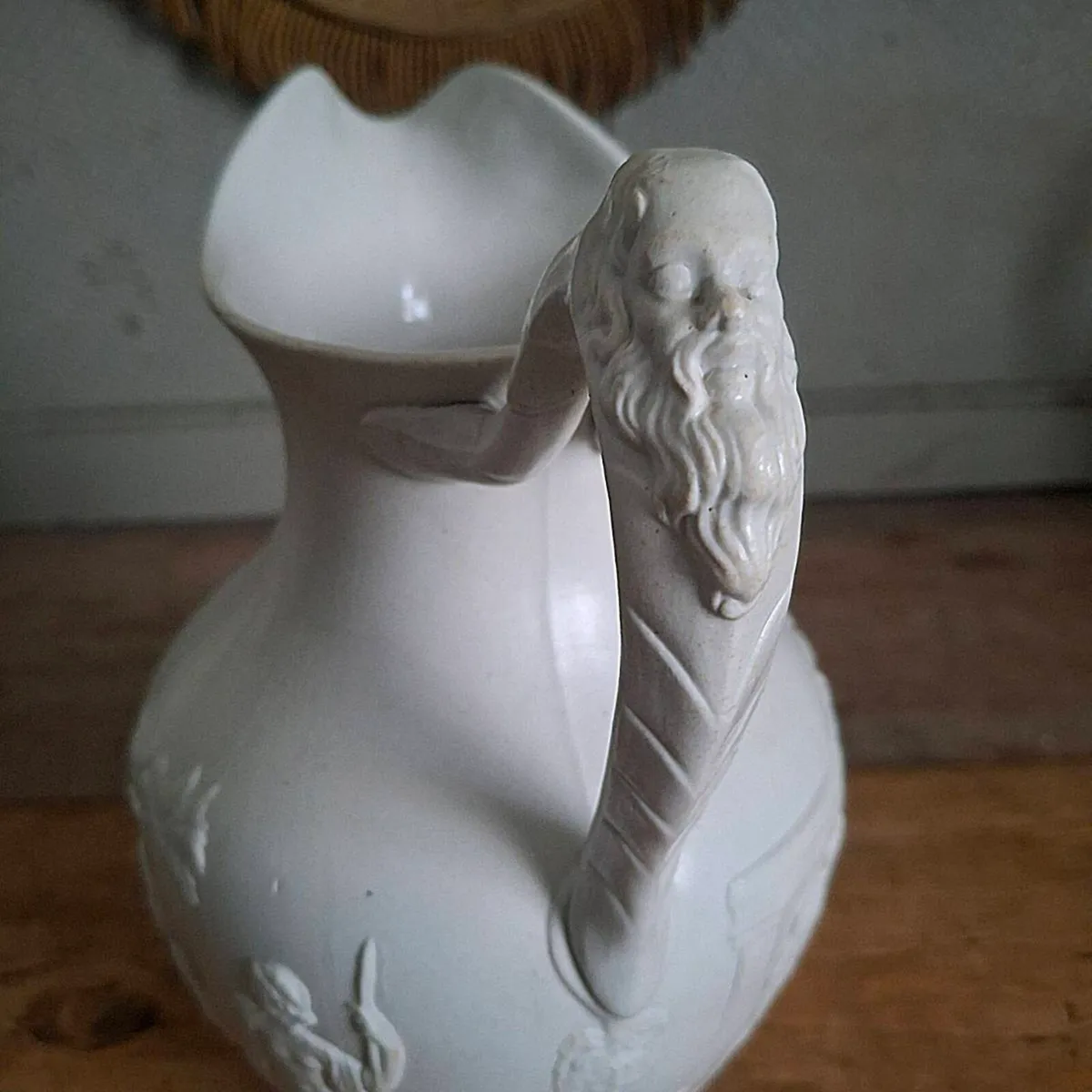 Antique Smear-Glazed Stoneware Portland Jug - Image 4