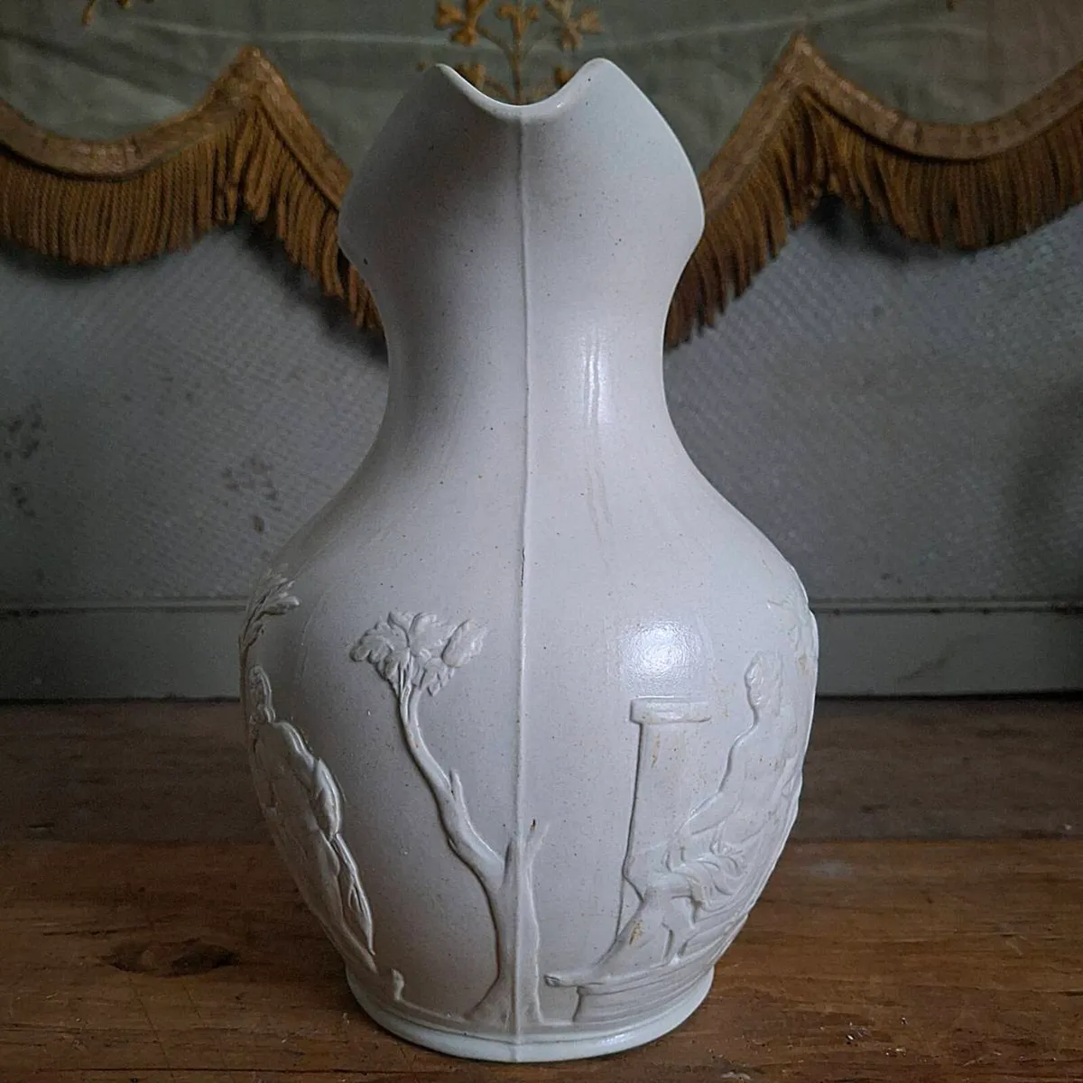 Antique Smear-Glazed Stoneware Portland Jug - Image 2