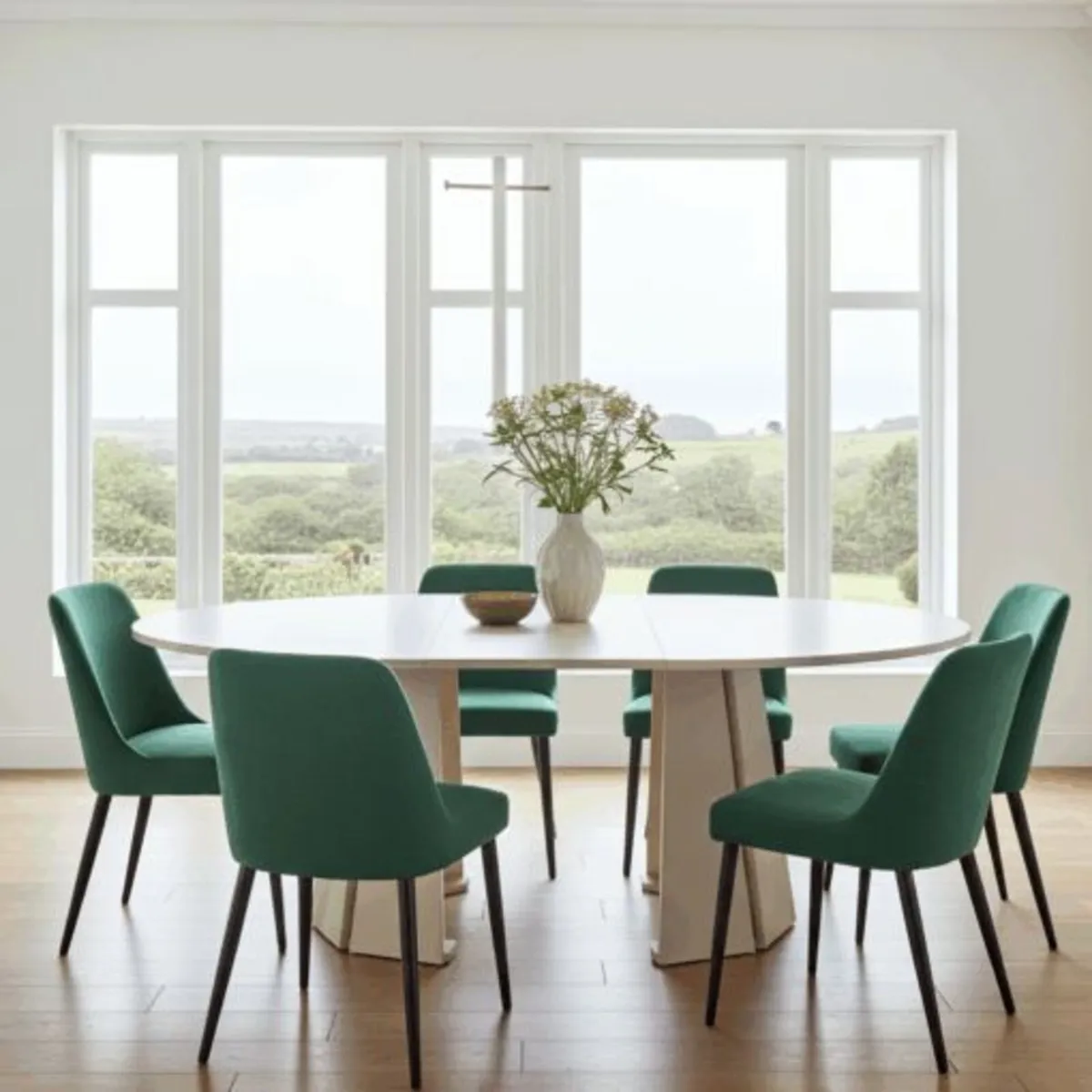 Sterling Extendable Round Dining Table 100 to 180 - Image 2