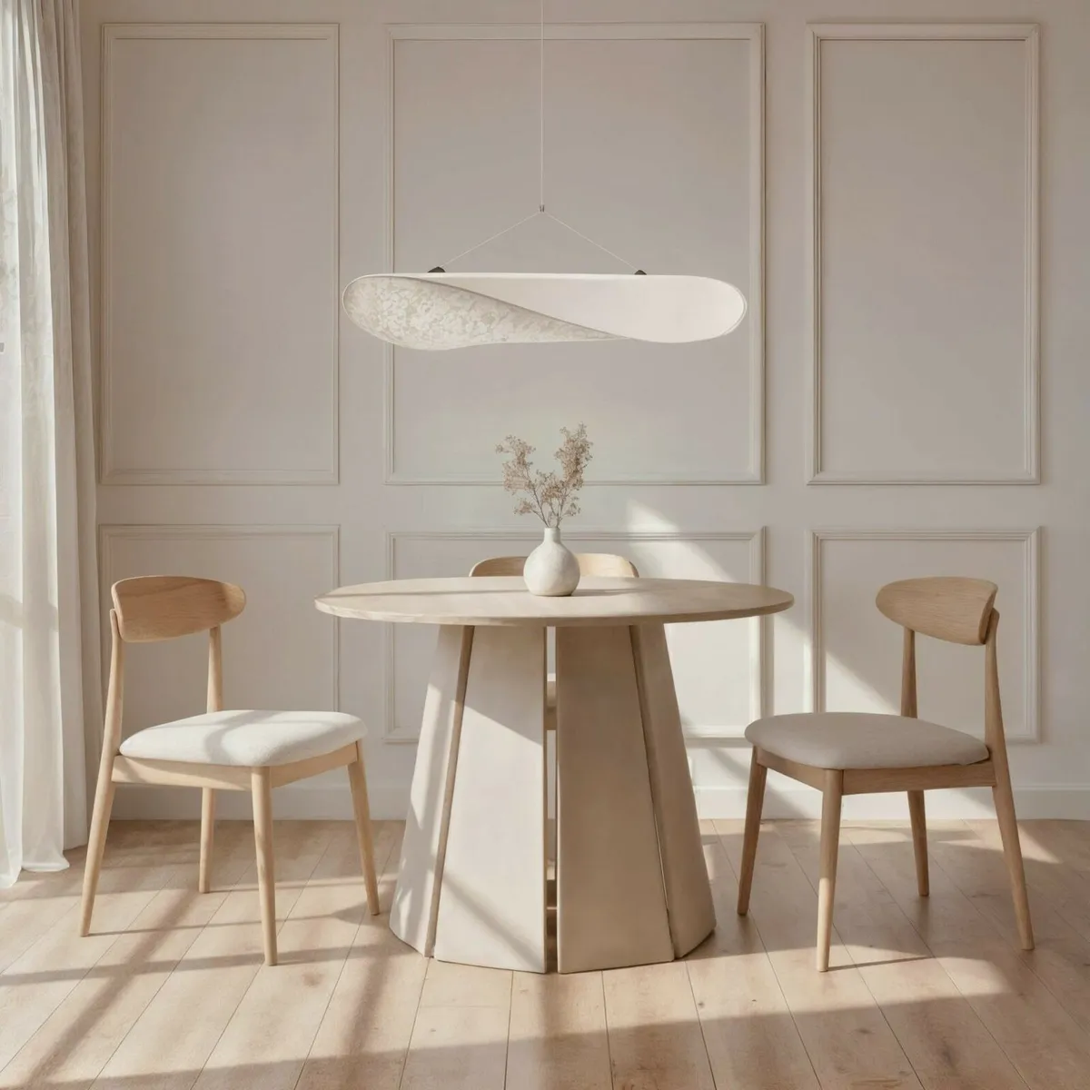 Sterling Extendable Round Dining Table 100 to 180 - Image 4