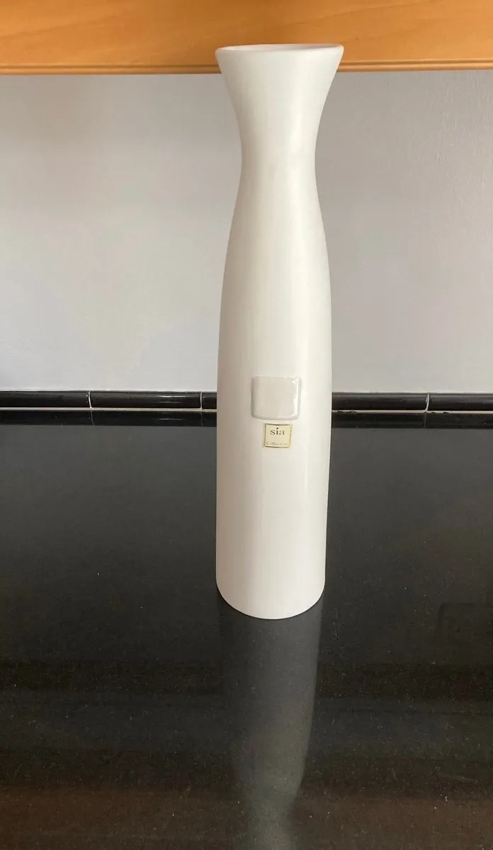 SIA Collection Cream Nemo Vase - Image 1