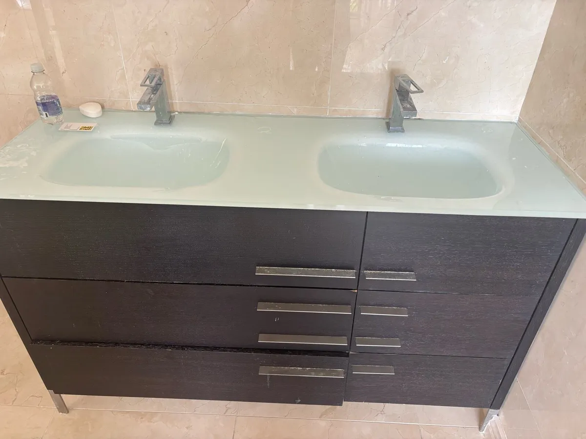 his and hers sink cabinet - Image 2