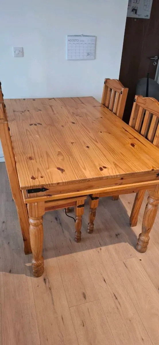 Table and 4 Chairs - Image 1