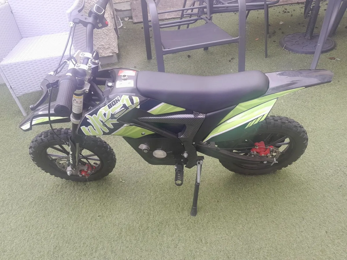 Kids electric dirt bike and Helmet - Image 2