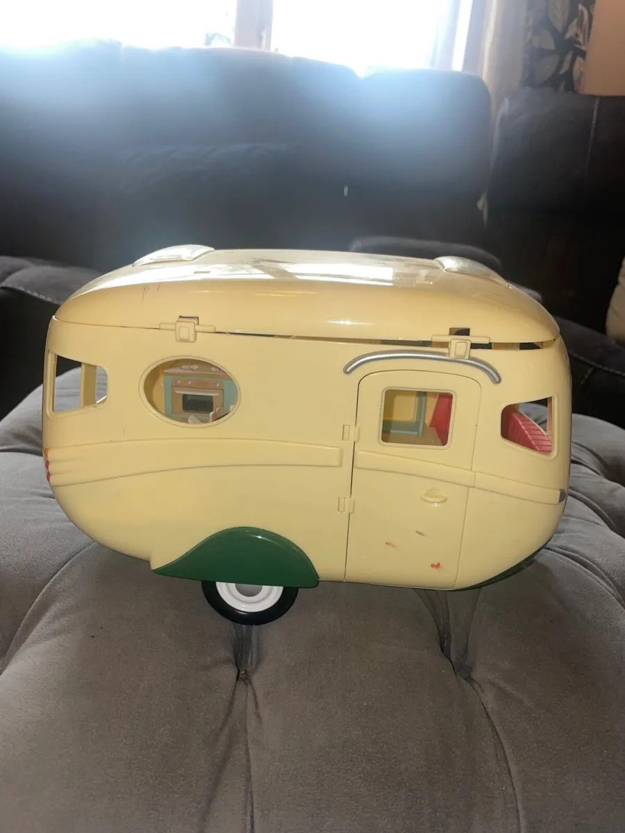 Sylvianian families caravan and car - Image 2