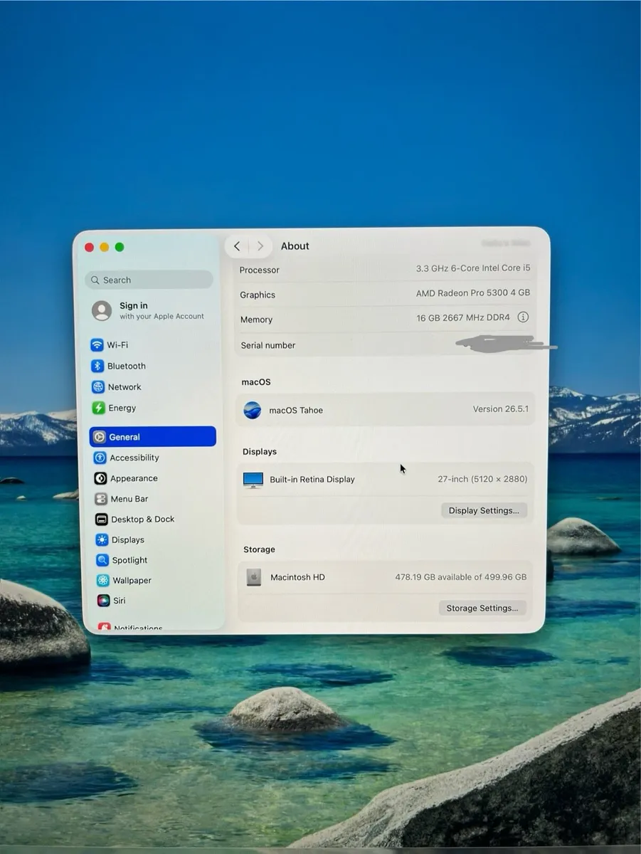 27” iMac 5K Retina 2020 - Image 3