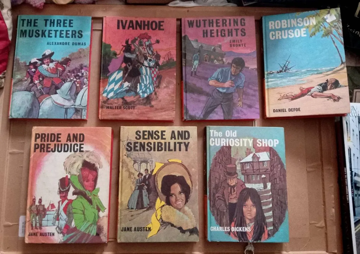 Seven Bancroft Classics Vintage Fiction Books