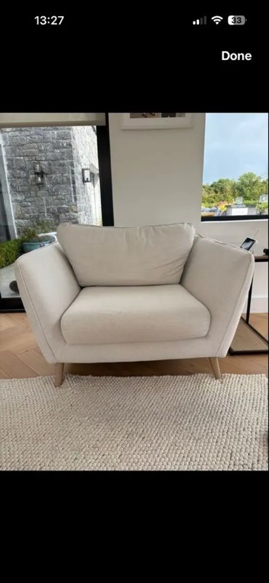 Sits brand Loveseat unused - Image 1