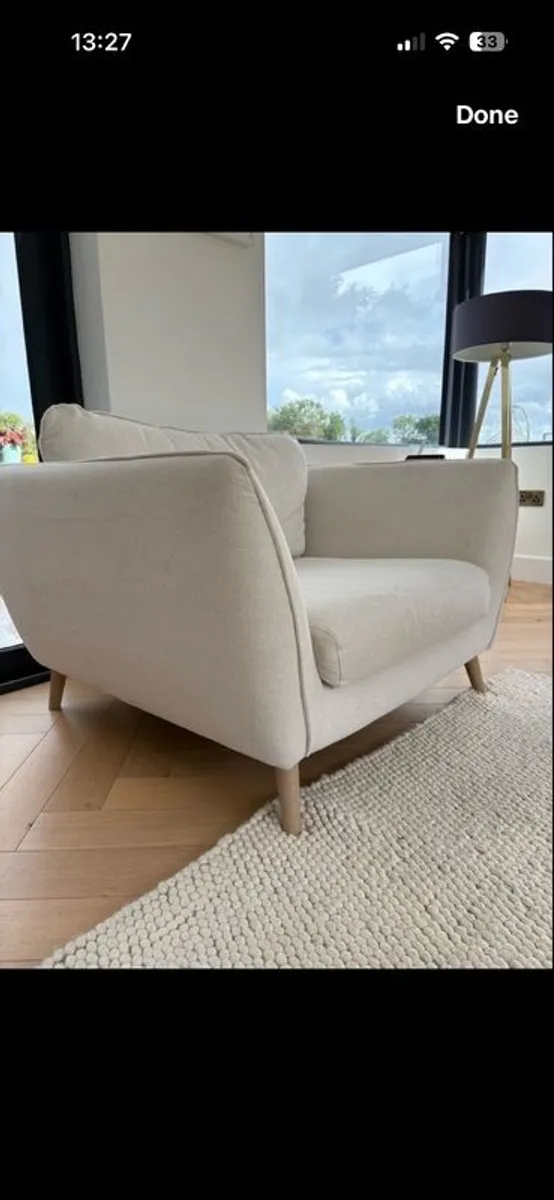 Sits brand Loveseat unused - Image 2