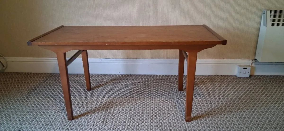 Vintage Mid-Century Teak Coffee Table (1960's) - Image 1