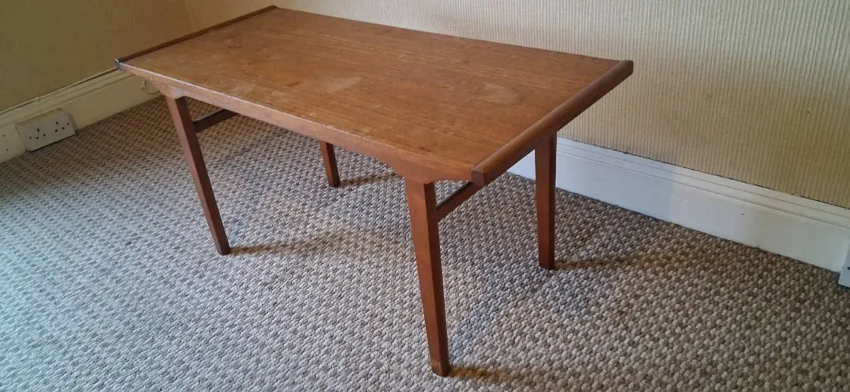 Vintage Mid-Century Teak Coffee Table (1960's) - Image 2