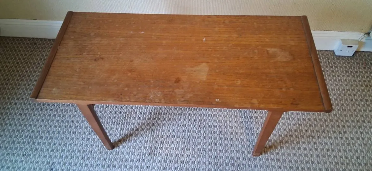 Vintage Mid-Century Teak Coffee Table (1960's) - Image 3