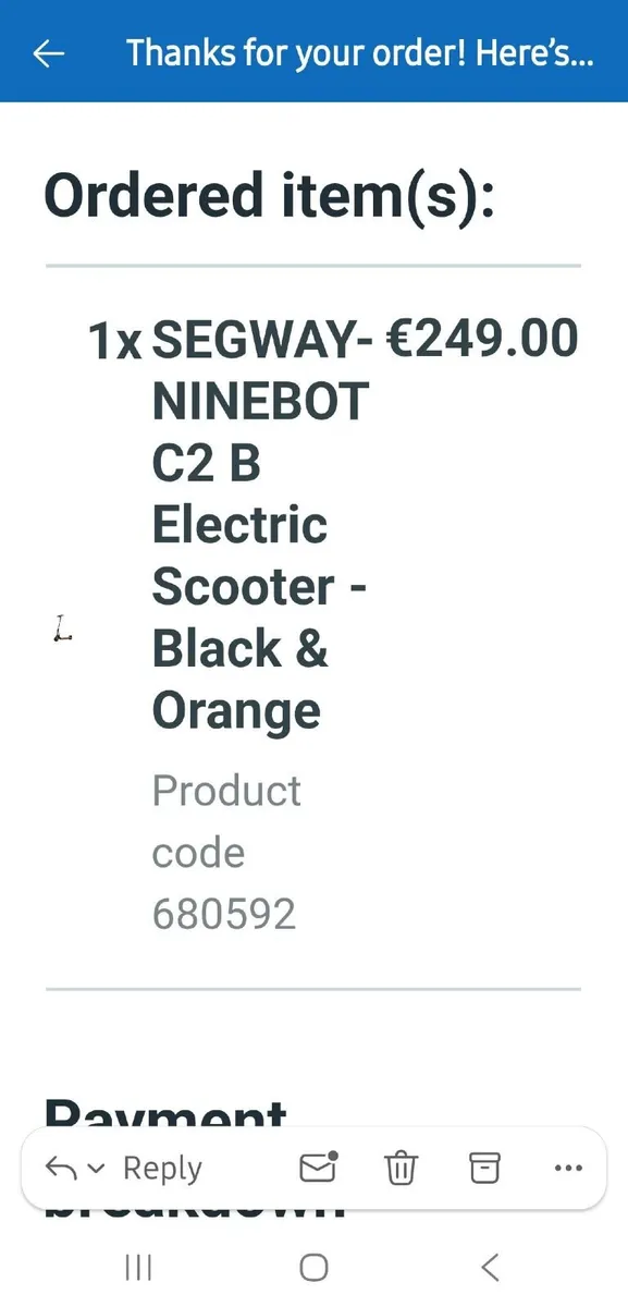 Segway Ninebot C2 Kids Electric Scooter - Image 2