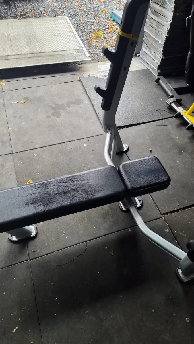 2 flat commercial benches nautilus brand - Image 1