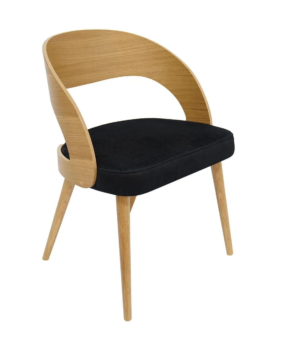 Dublin Oak Dining Chair Cafe and RestaurantSeating - Image 3