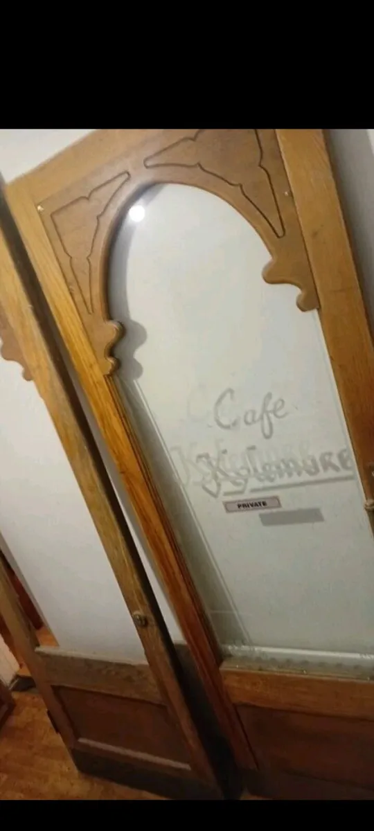 7ft original kylemore cafe doors o connell st - Image 1